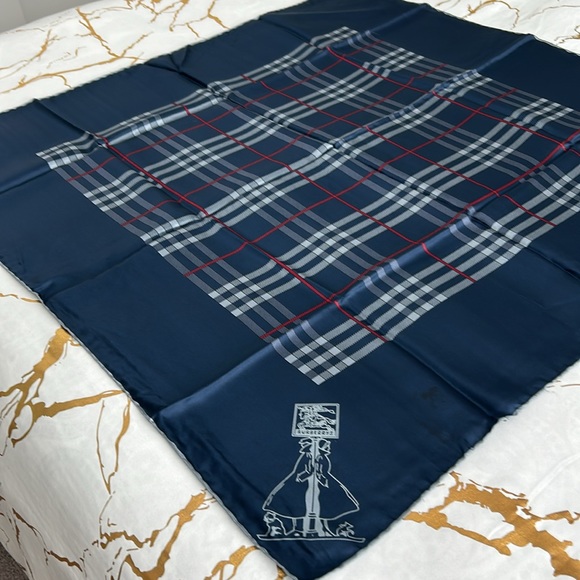 Vintage Burberry Silk Scarf - Picture 3 of 6